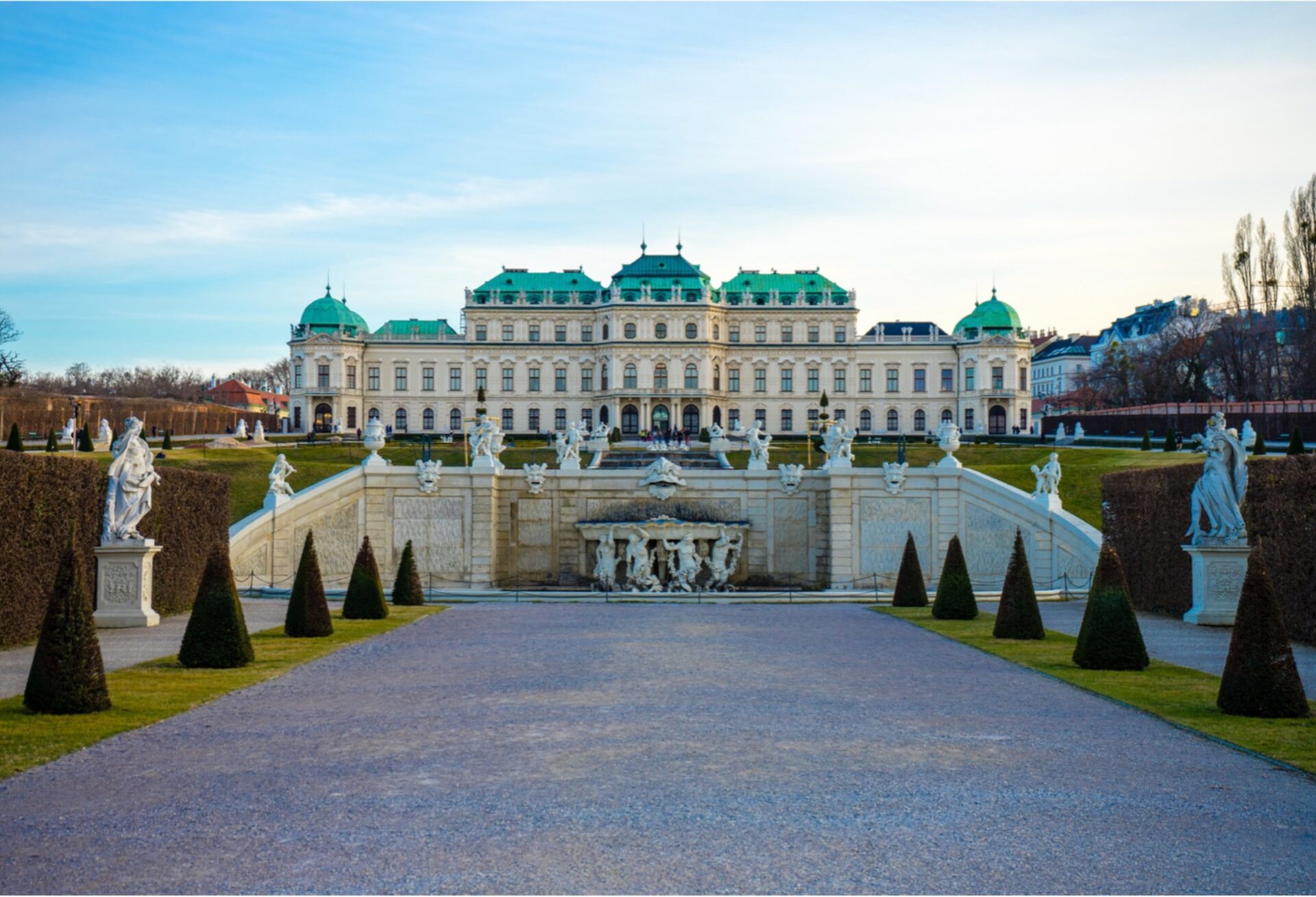 ベルヴェデーレ宮殿写真